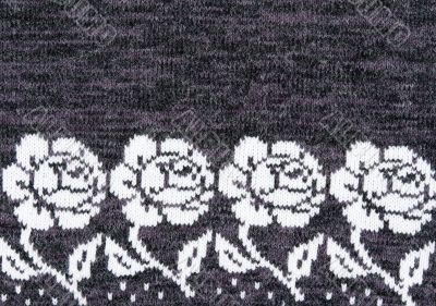 knitted gray background