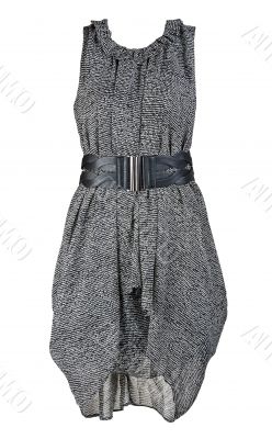 gray and stylish women`s dress