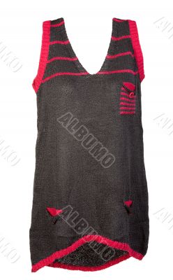 knitted woman`s dress