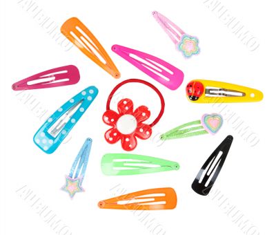 colored hairpins