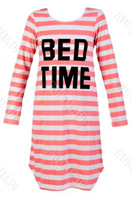 length striped nightshirt