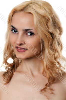 portrait of a beautiful blonde