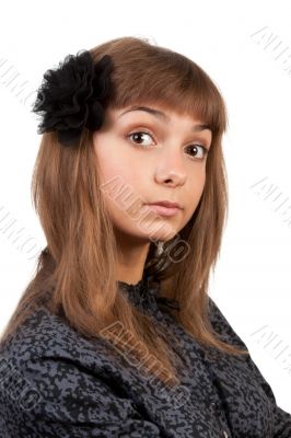 portrait of a young beautiful girl