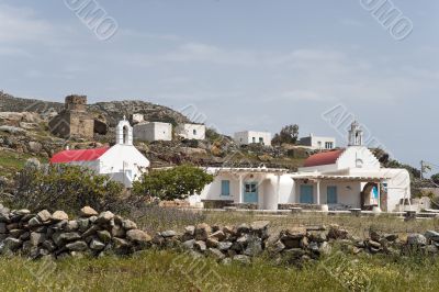 Typical Mykonos buildings