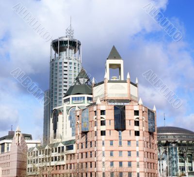 Complex of modern buildings