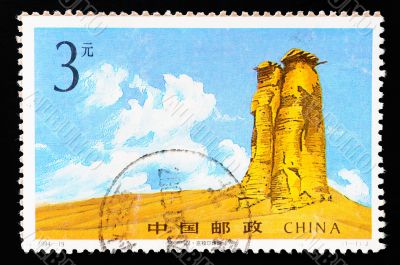 CHINA - CIRCA 1994: A Stamp printed in China shows ancient Beacon tower , circa 1994