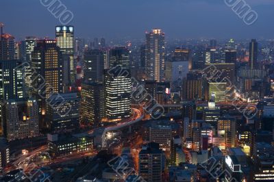 Osaka at Night Osaka at Night