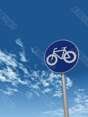 roadsign bicycle