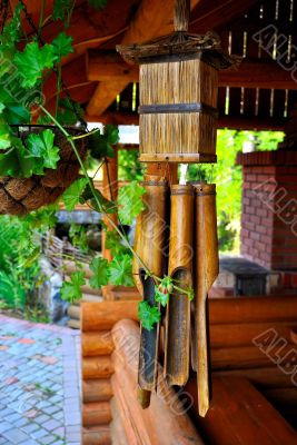 Chinese talisman made of bamboo
