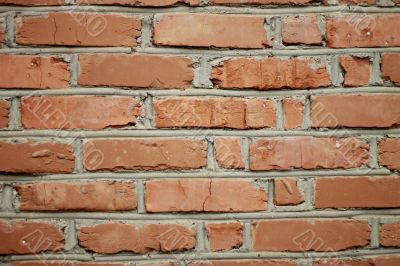 Red brick wall background texture