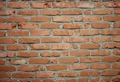 Red brick wall background texture