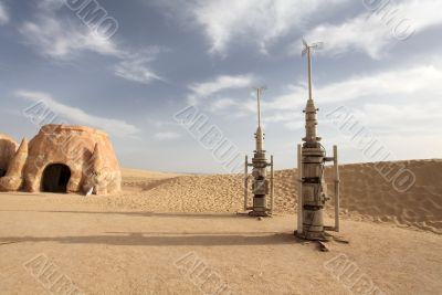 Missiles in the desert