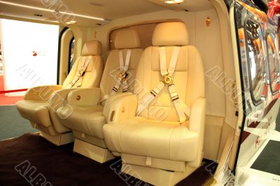 Passenger cabin of the helicopter
