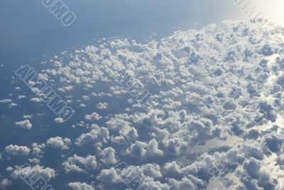 Clouds, view from airplane Clouds, view from airplane