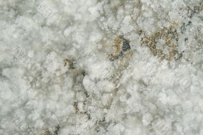 Raw salt texture
