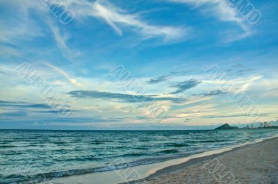 The beach of the Gulf of Siam The beach of the Gulf of Siam