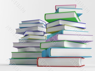 Stack of colorful books Stack of colorful books