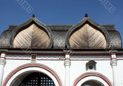 Spassky Gate of estate Kolomenskoe