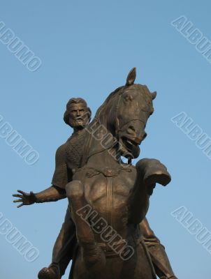 Monument to Evpatiy Kolovrat in Ryazan