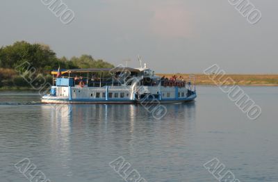 Pleasure boat river
