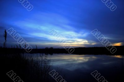 Late evening on the lake