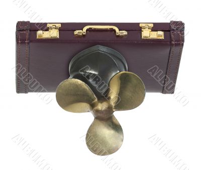 Briefcase with Propeller