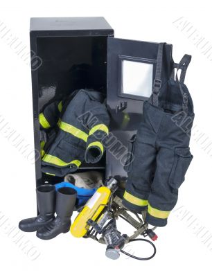 Fireman Outfit in Locker
