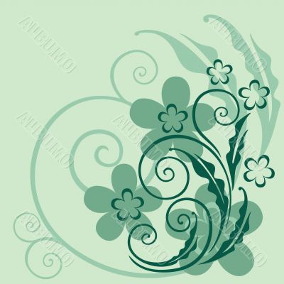 Decorative floral background