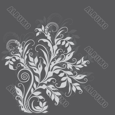 Elegant decorative floral illustration Elegant decorative floral illustration
