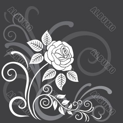 Decorative floral background