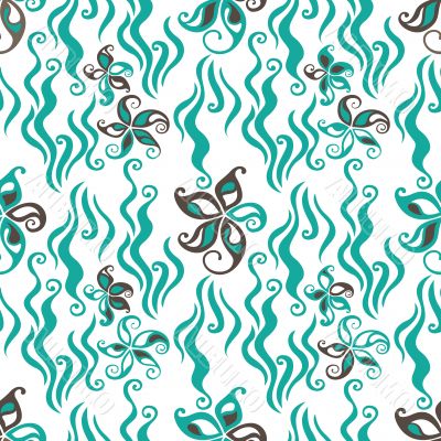 Seamless floral background Seamless floral background
