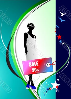 Few sale images. Vector illustration for designers. Shopping