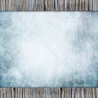 Texture of the paper with a border of bamboo Texture of the paper with a border of bamboo