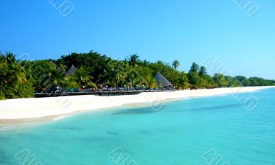 Maldives coastline