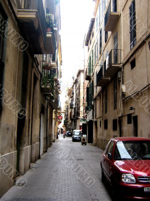 Narrow Spanish Street