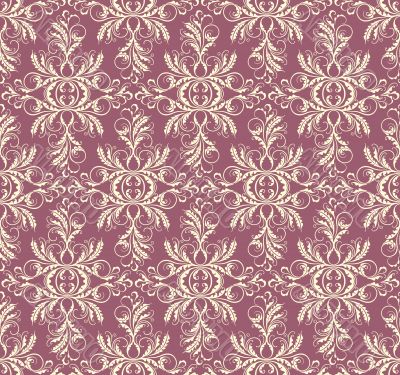 Decorative floral seamless background