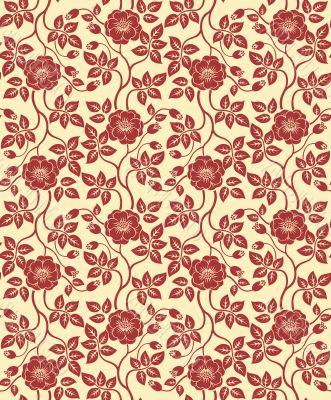 Seamless floral background