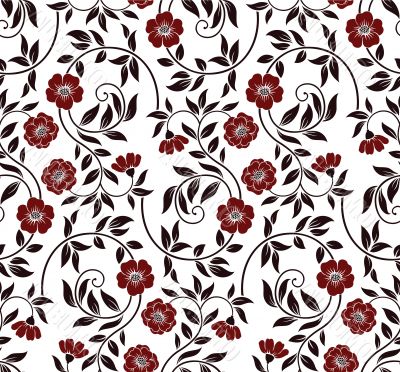 Seamless floral background