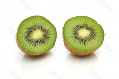 Kiwi isolated on white Kiwi isolated on white