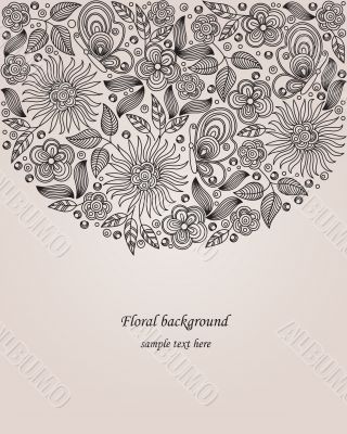 Decorative flower illustration
