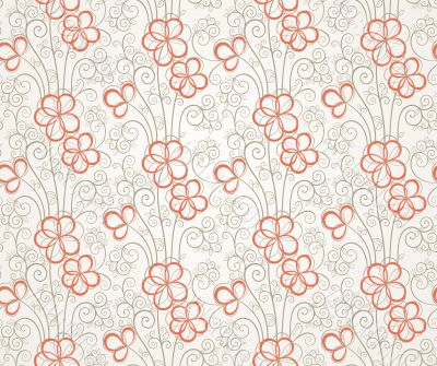 Abstract floral seamless background