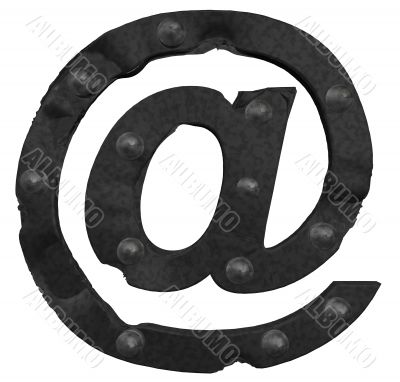 riveted email symbol