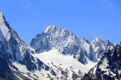 Caucasus mountains Dombai