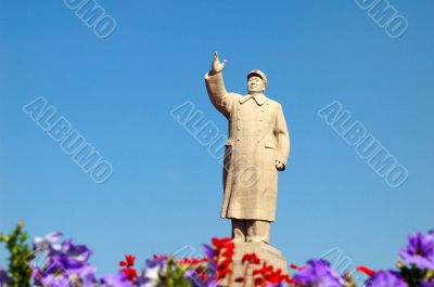 Chairman Mao`s Statue