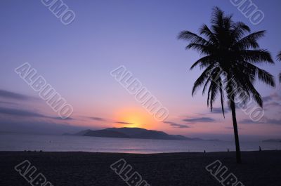 Landscape on beach