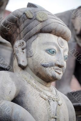 Historical sculptures of buddha