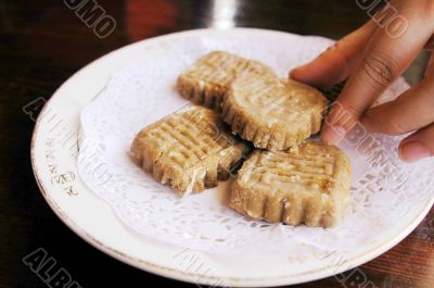 Tibetan butter tea and Tsampa