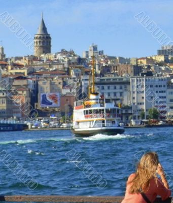 A scene in Istanbul, Turkey