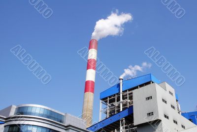 Heat-engine plant