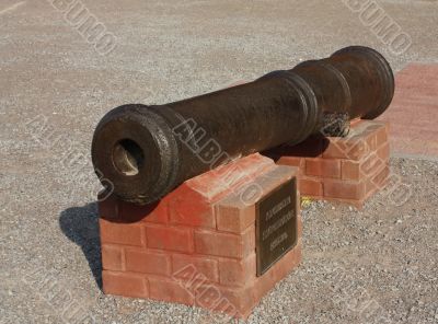 Cast gun of the eighteenth century